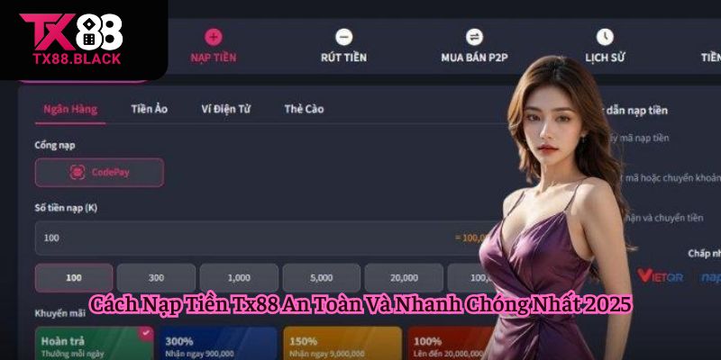 cách nạp tiền Tx88