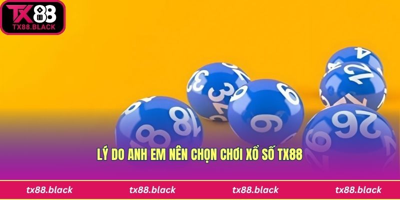 Lý do anh em nên chọn xổ số Tx88