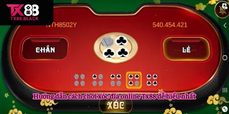 Hướng dẫn chi tiết cách chơi xóc đĩa online Tx88